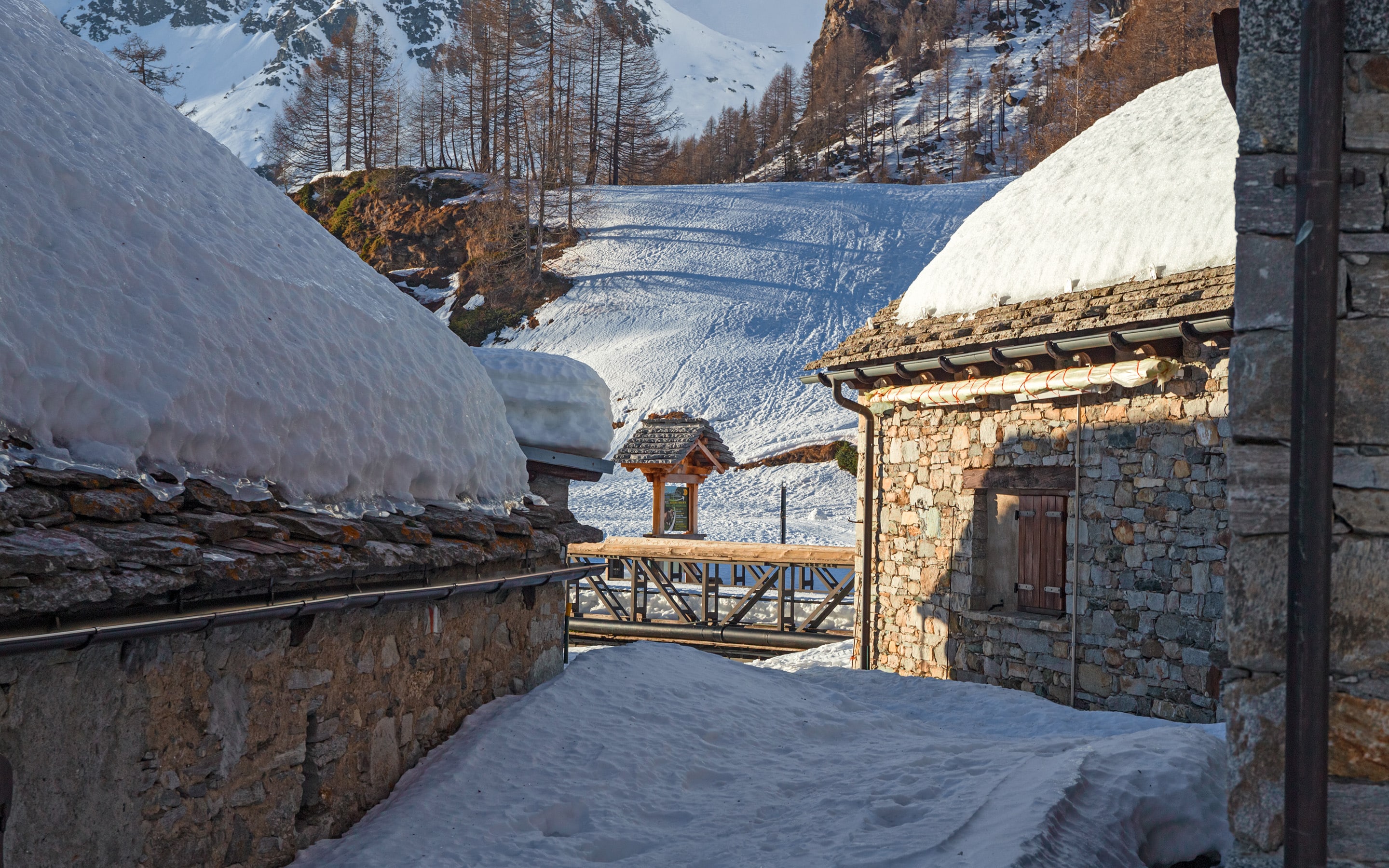 Schneeschuhwandern auf Crampiolo