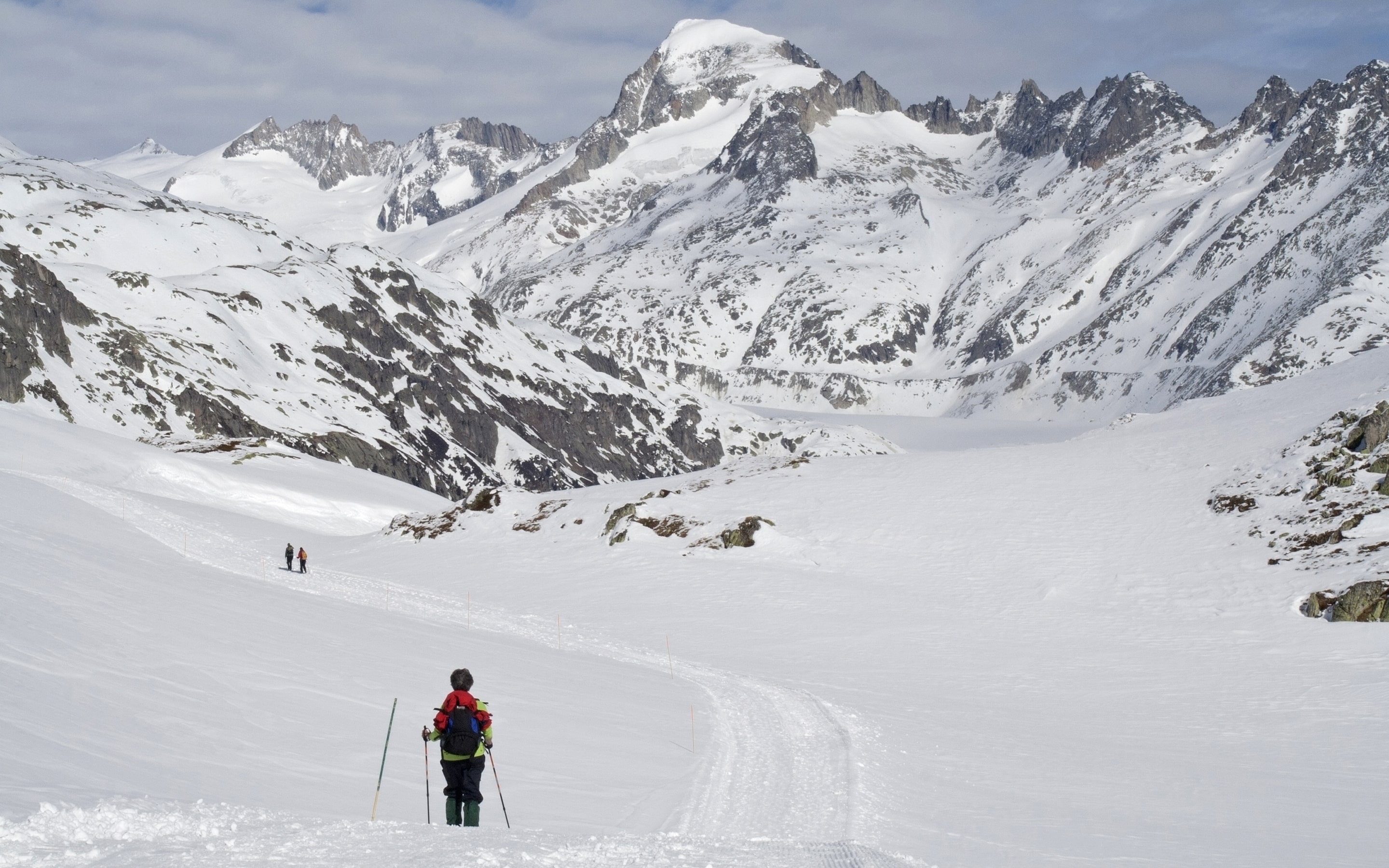 Schneeschuhwandern auf Crampiolo