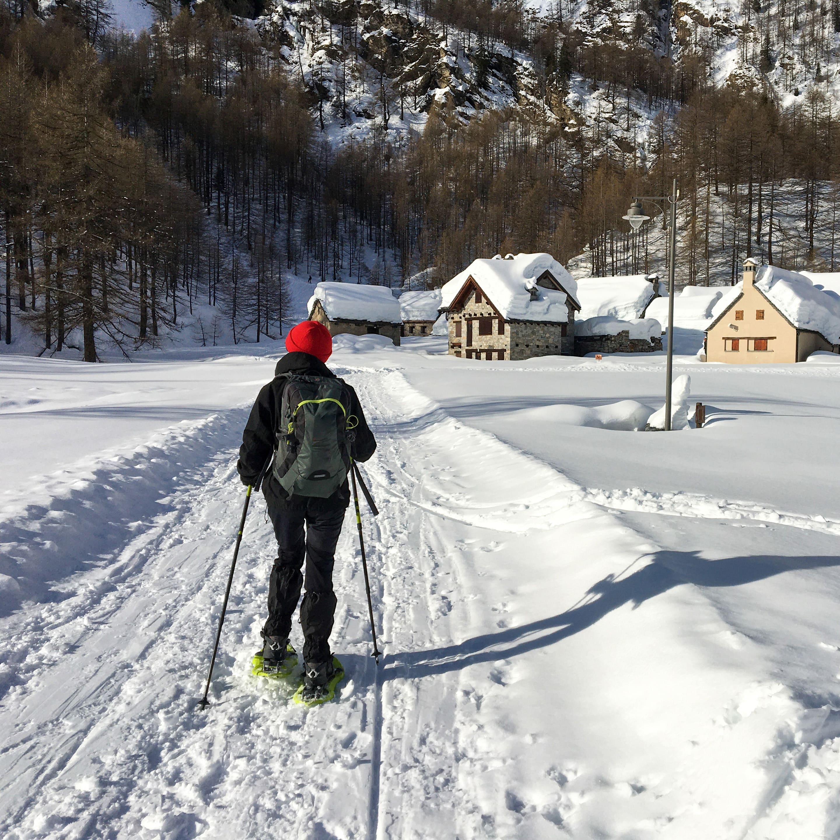 Schneeschuhwandern auf Crampiolo